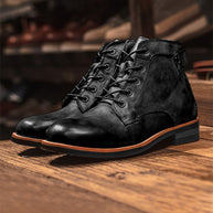WW | Bequeme Leder Herrenschuhe