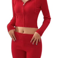 Battie™ - Gestricktes Tacksuit-Set