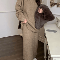 WW | Zwei-teiliges gestricktes Set für Damen
