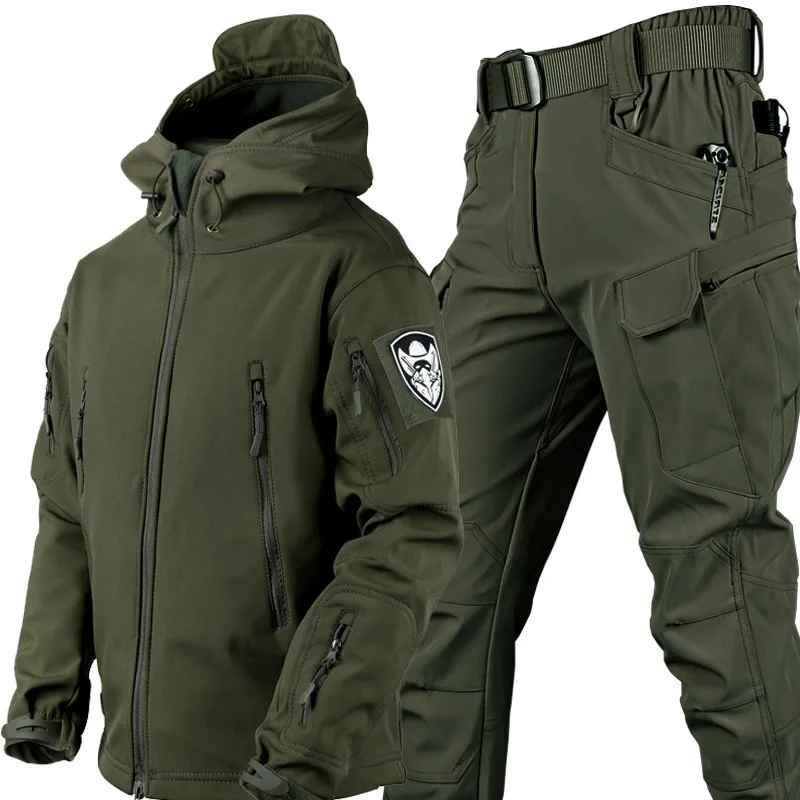 W&W Mode - Herren Softshell-Jacke - Winddicht, Atmungsaktiv, für Herbst und Winter