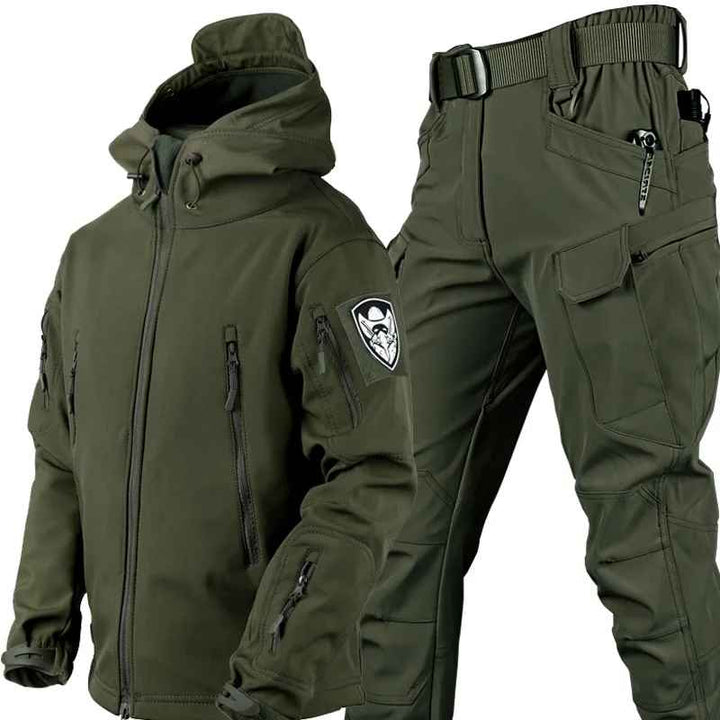 W&W Mode - Herren Softshell-Jacke - Winddicht, Atmungsaktiv, für Herbst und Winter