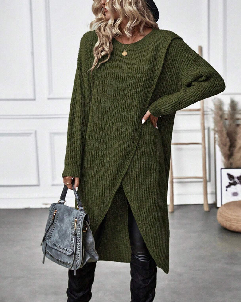 WW | Winter Pulloverkleid – Stylisch Und Wärmend Für Die Kalte Saison