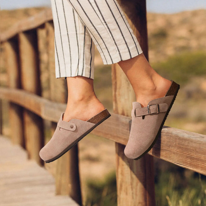 W&W Mode | Moderne und stilvolle Wildleder Hausschuhe für Damen