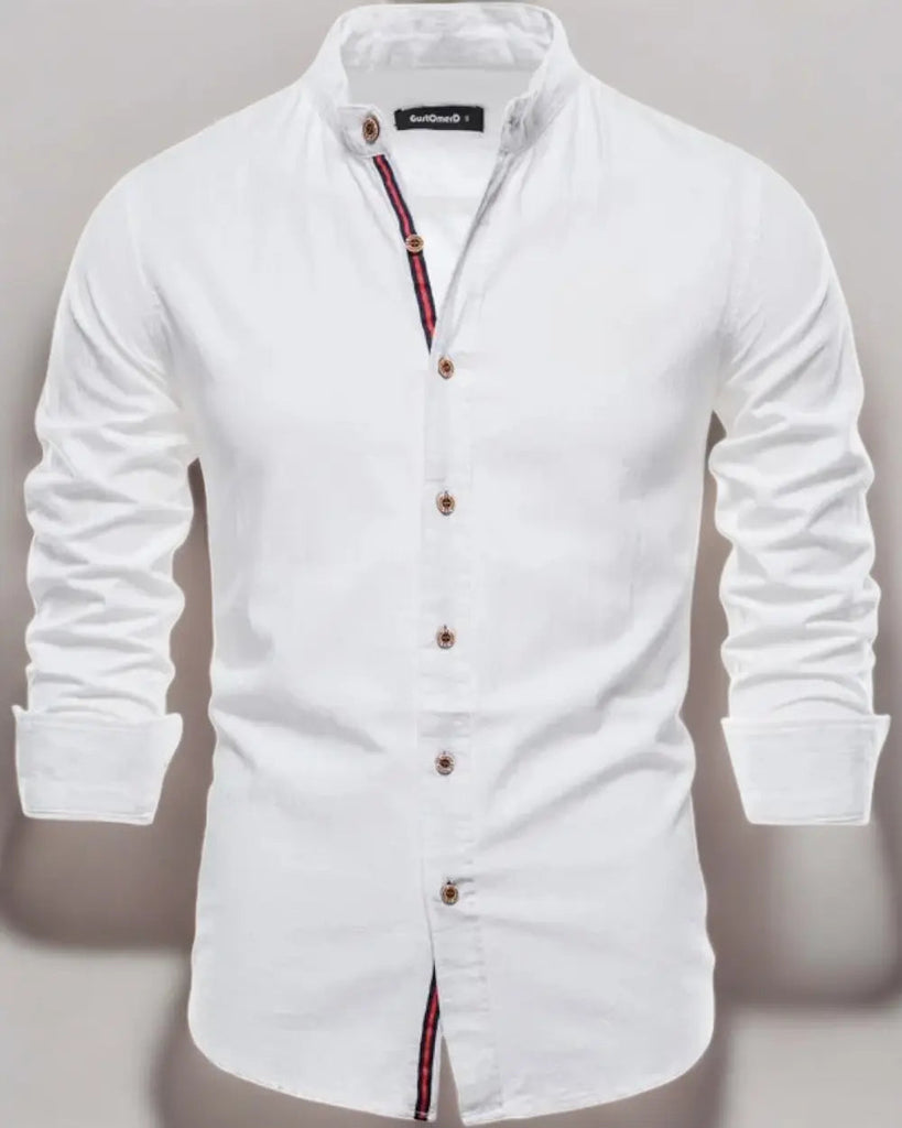 WW | Herren Elegantes Leinenhemd