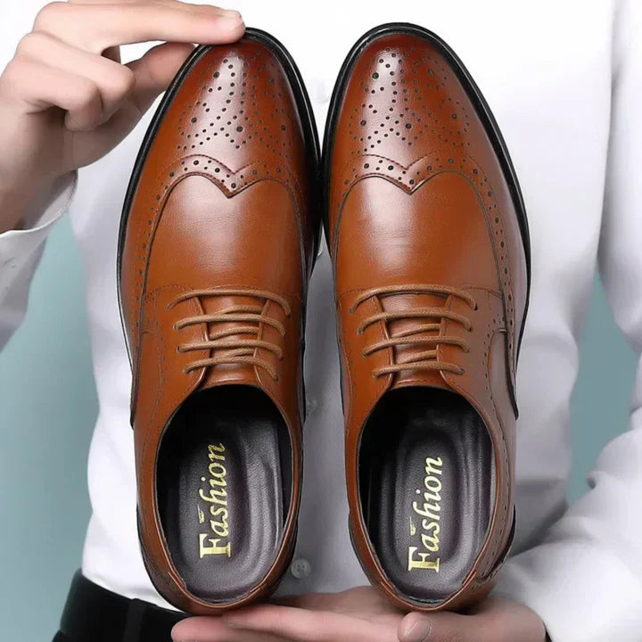 W&W Mode | Bequeme Oxford Herren Business Anzug Schuhe