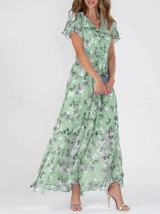 Blumiges Kleid