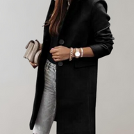 WW - Langarm-Mantel mit Revers