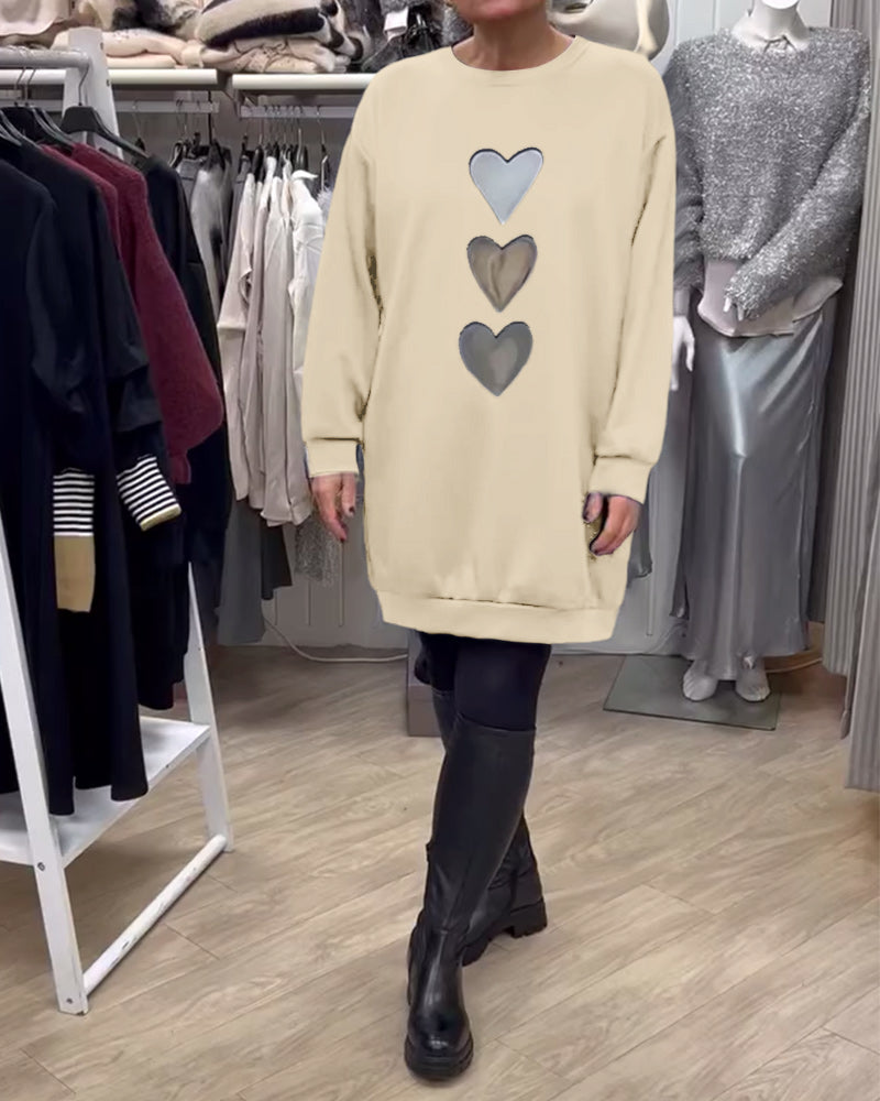 WW | Shift Herz Muster Lässig