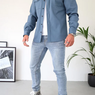 Hemdjacke mit Knopfverschluss