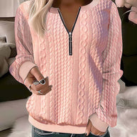 WW | Schlichter Pullover mit Reißverschluss