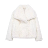 WW | Flauschige Pelzjacke Für Winter