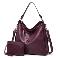 WW | Leder Tasche Mit Großer Kapazität Und Seitenfächern