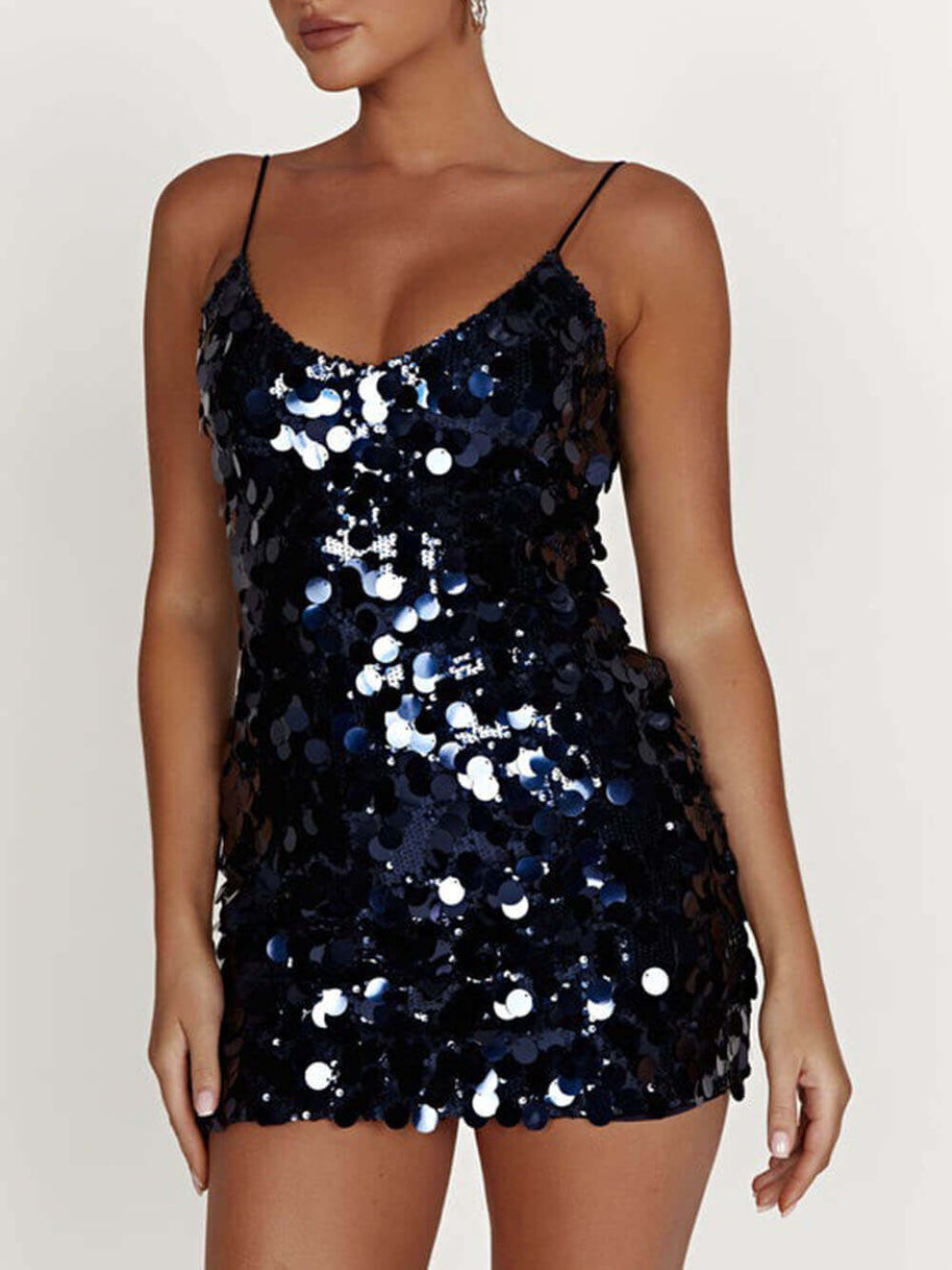 WW | Elegantes Mini-Kleid mit Pailletten