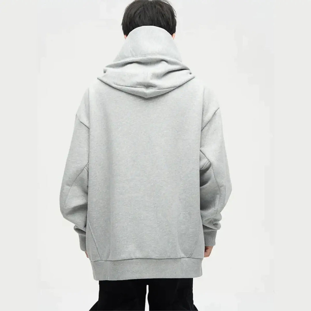 W&W Mode | Ninja-Hoodie Mit Doppeltem Ausschnitt