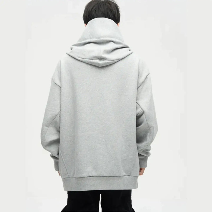 W&W Mode | Ninja-Hoodie Mit Doppeltem Ausschnitt