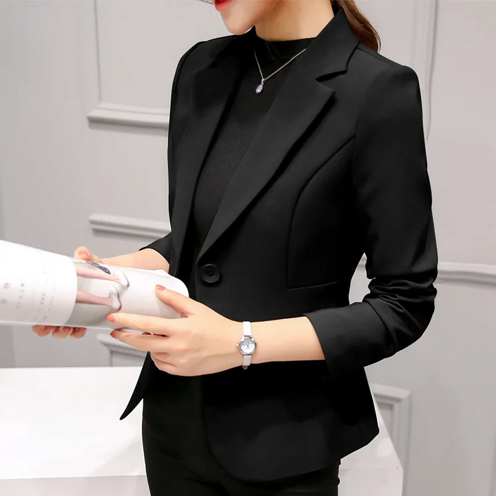 W&W Mode | Eleganter Damen Blazer mit Langen Ärmeln Perfekt für Die Arbeit