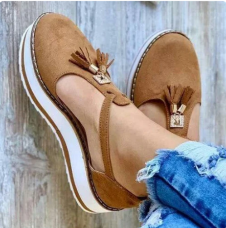 W&W Mode | Sunshine Bliss Sandale Mit Quasten