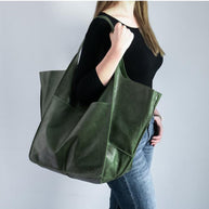 WW | Überdimensionale Leder Schultertasche für Damen