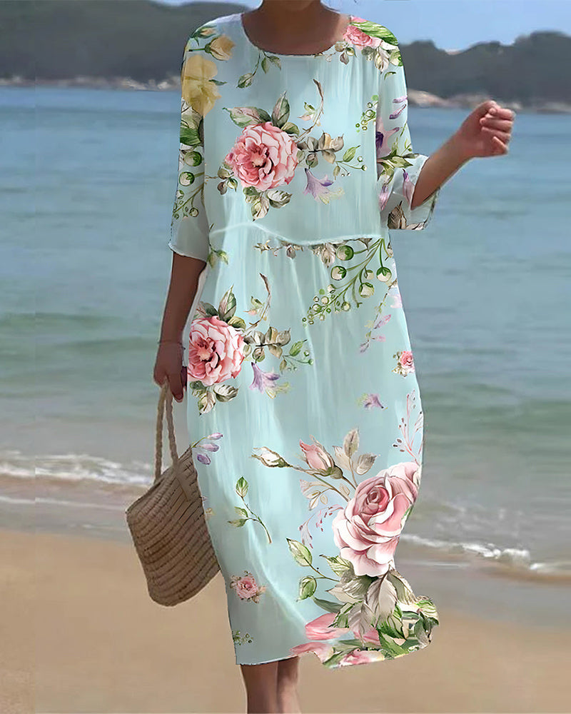 W&W Mode | Blumenkleid Für Damen Ideal Für Besondere Anlässe