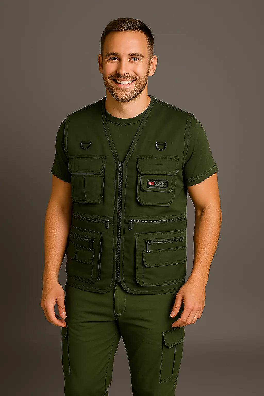 W&W Mode | Wanderweste Mit Mehreren Taschen Für Herren