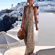 WW | Boho Maxikleid Mit Neckholder
