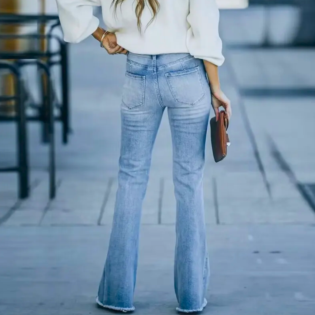 W&W Mode | Dehnbare Boho Jeans