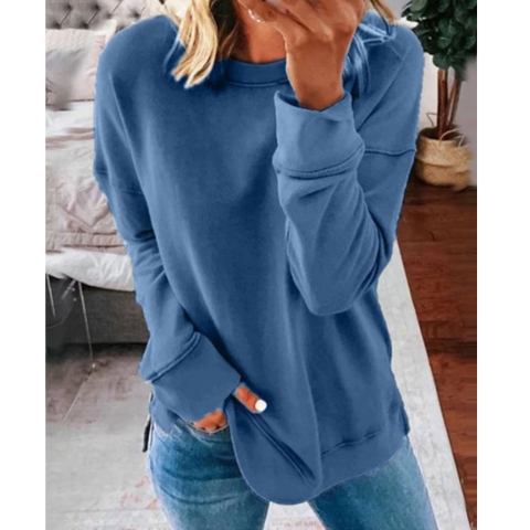 WW | Lässiger Plus Size Pullover Für Frauen