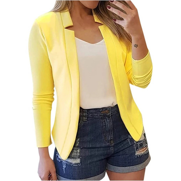 WW – Kleiner Damenblazer, schlichter Cardigan
