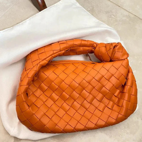 WW | Frauen Handtasche Mit Geknotetem Griff Geflochten