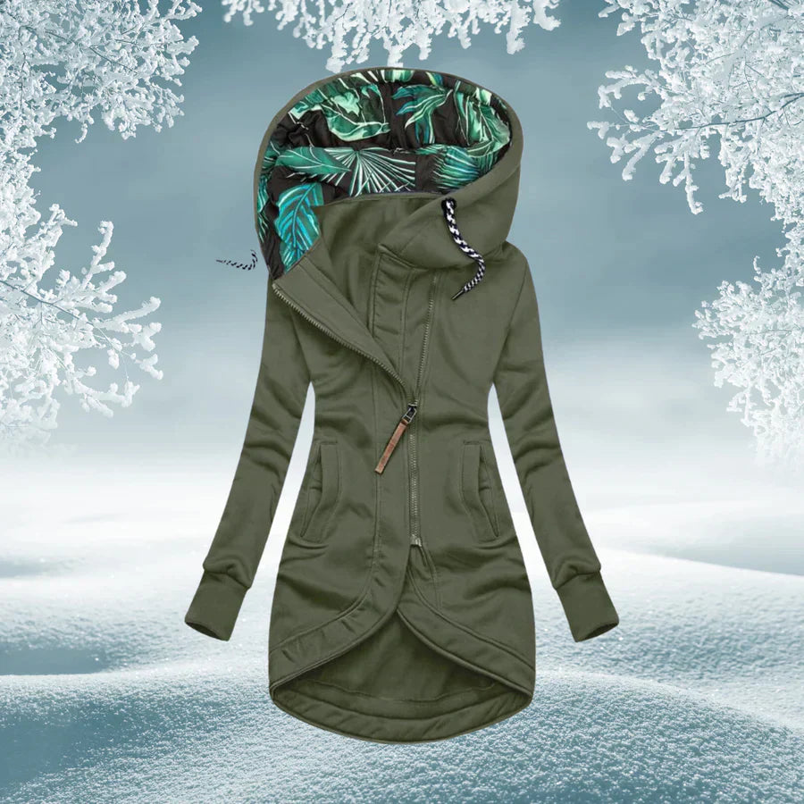 WW | Grüner Damenparka Mit Kapuze
