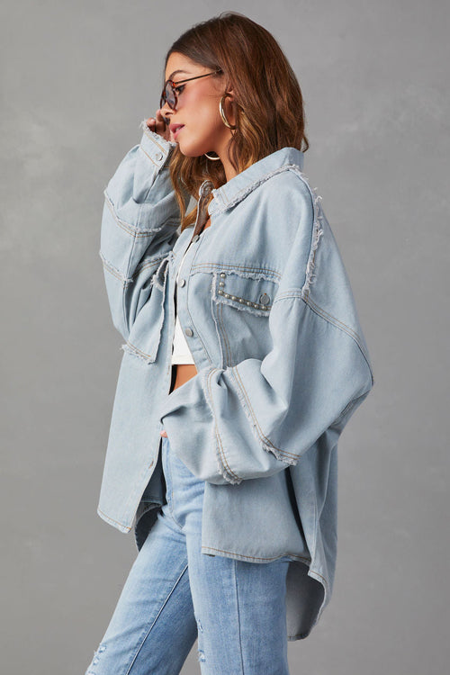 WW | More Than Ready Denim Shacket