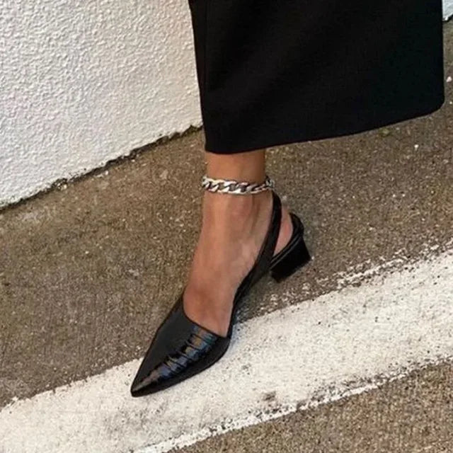 W&W Mode | Damen Schuhe Stylische Orthopädische Croco Pumps Für Ultimativen Komfort