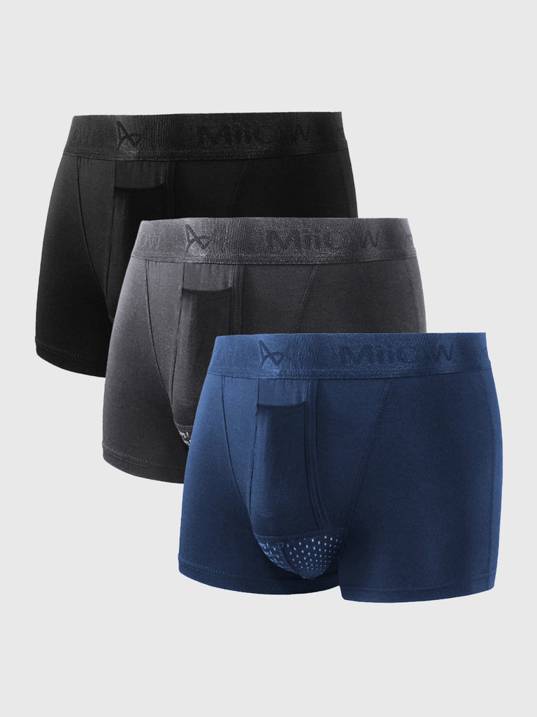 WW | Atmungsaktive Herren Boxershorts Weich & Unterstützend (3 Pack)