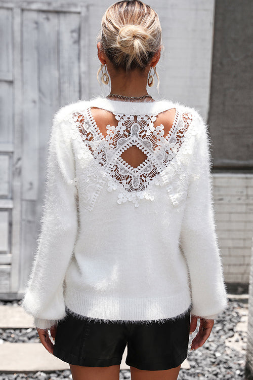 WW | Palette Von Herbst Spitze Langarm Pullover