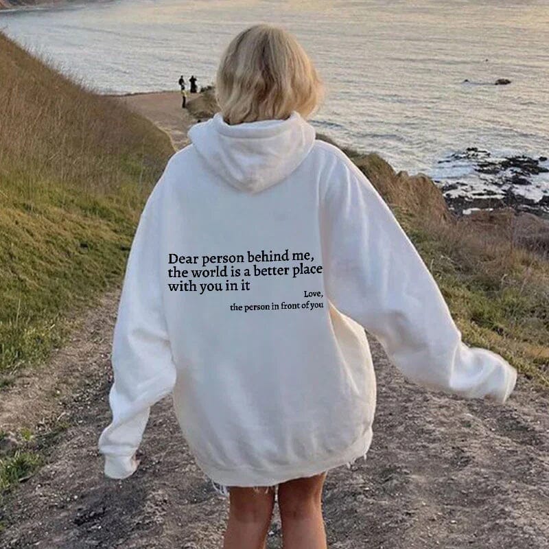 W&W Mode | Warmth Pullover mit Buchstabenaufdruck