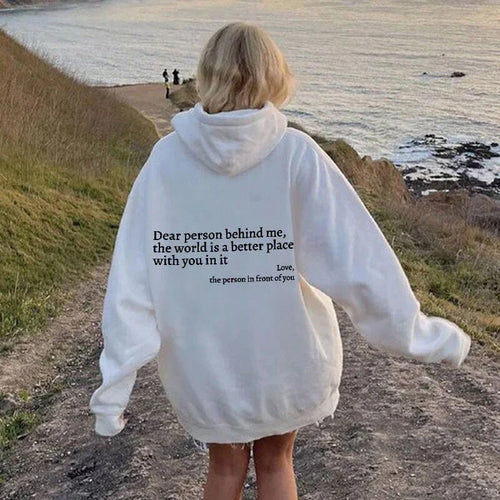 W&W Mode | Warmth Pullover mit Buchstabenaufdruck