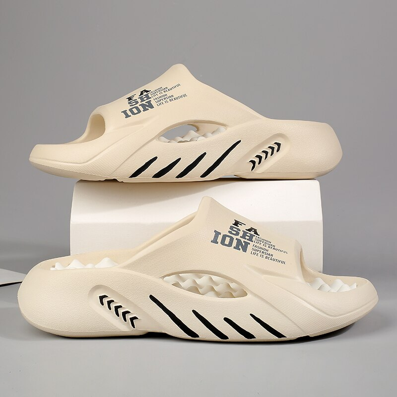 WW | Luxus Orthopädische Herren Badeschuhe Mit Weichem Fußbett Und Rutschfester Sohle