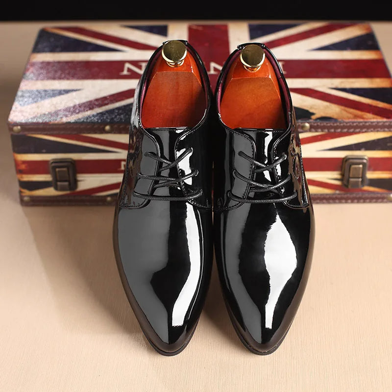 W&W Mode | Glänzende Retro Brogues Für Herren