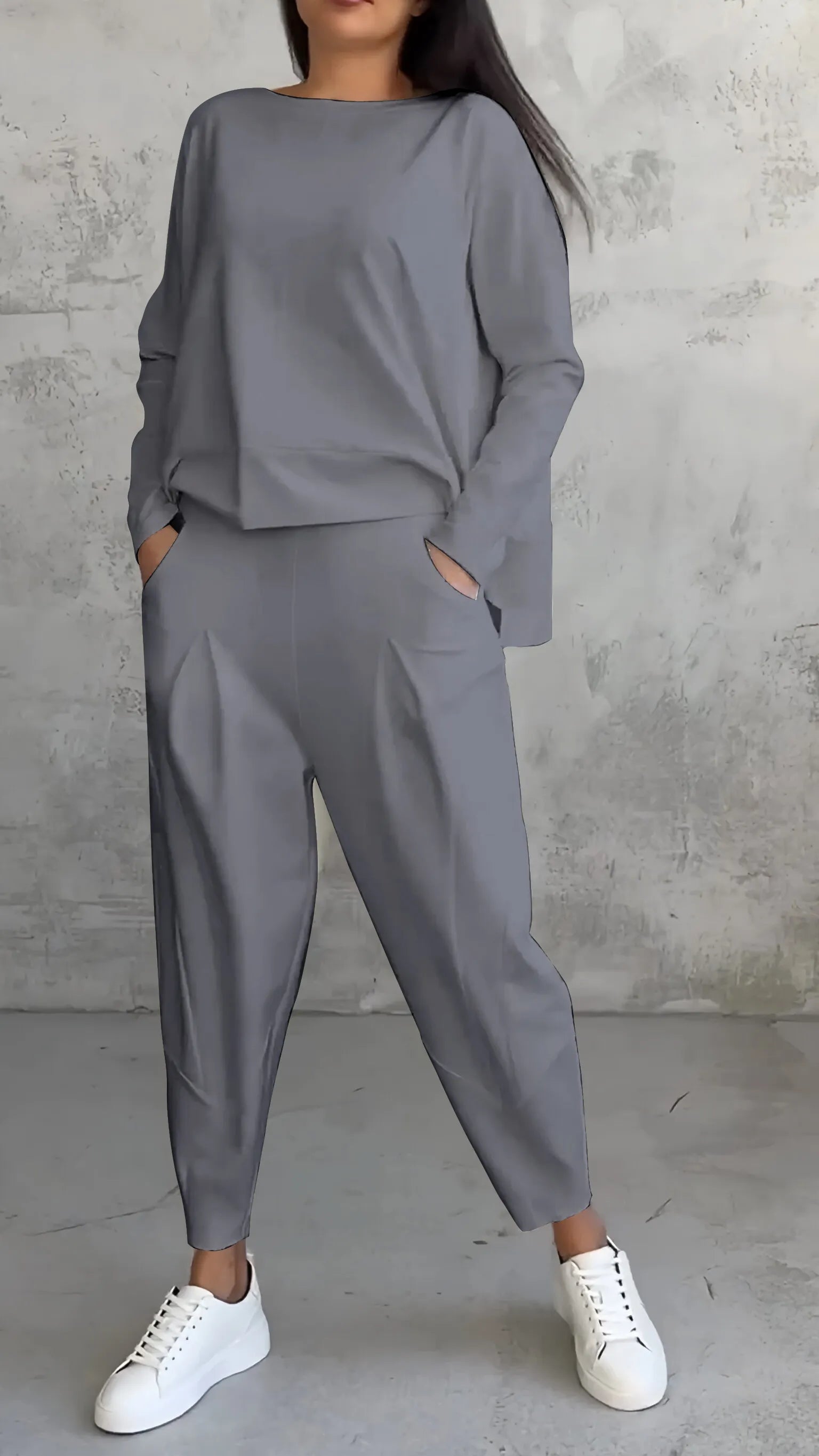 WW | Zweiteiliges Set In Einem Lässigen Relaxed Fit Modell