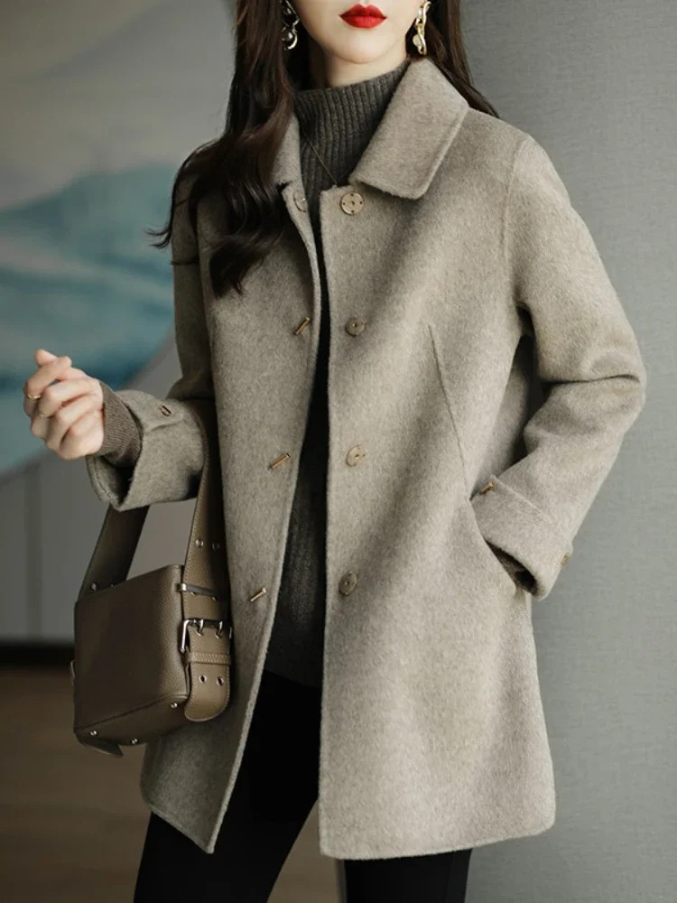 W&W Mode | Klassischer Trenchcoat mit Spitzkragen