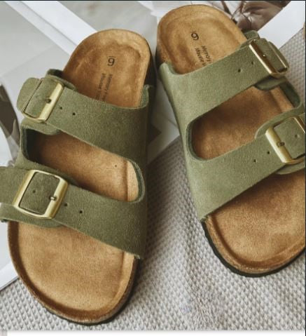 WW | Orthopädische Sandalen Mit Kork Fußbett Überlegene Unterstützung