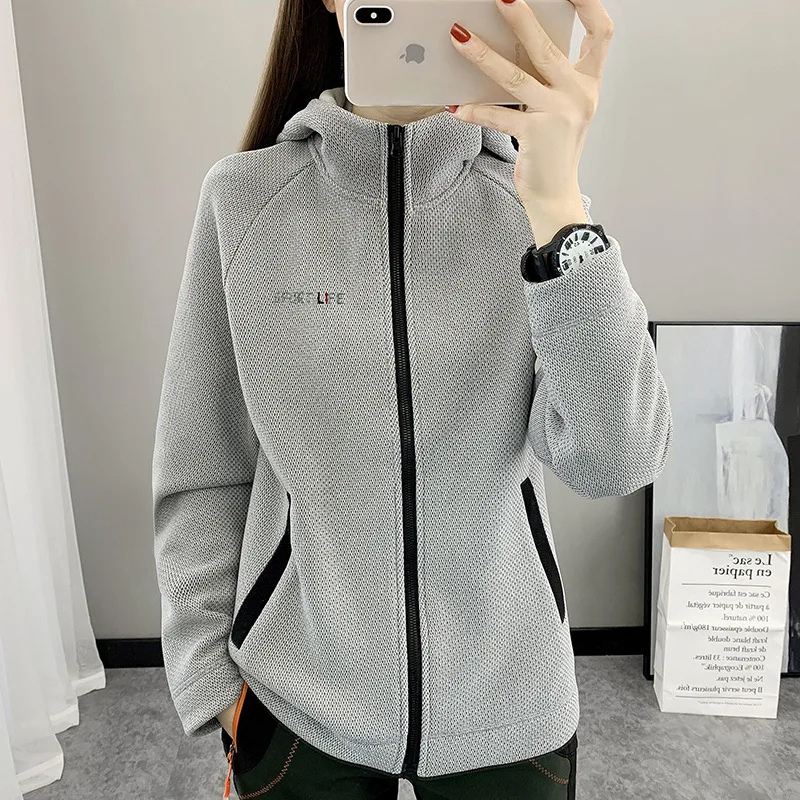 W&W Mode | Fleecejacke Damen, Leicht Und Atmungsaktiv Mit Reißverschluss