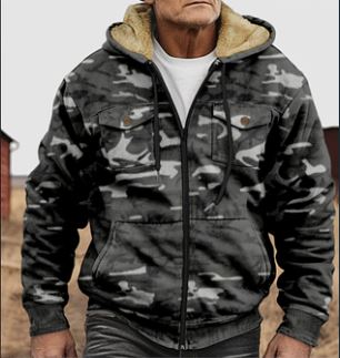 W&W Mode | Jacke Mit Camouflage Druck