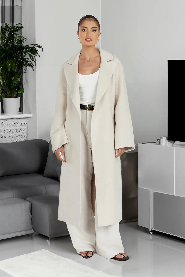 W&W Mode Trenchcoat | Stilvoller langer Damen-Trenchcoat im Oversize-Stil
