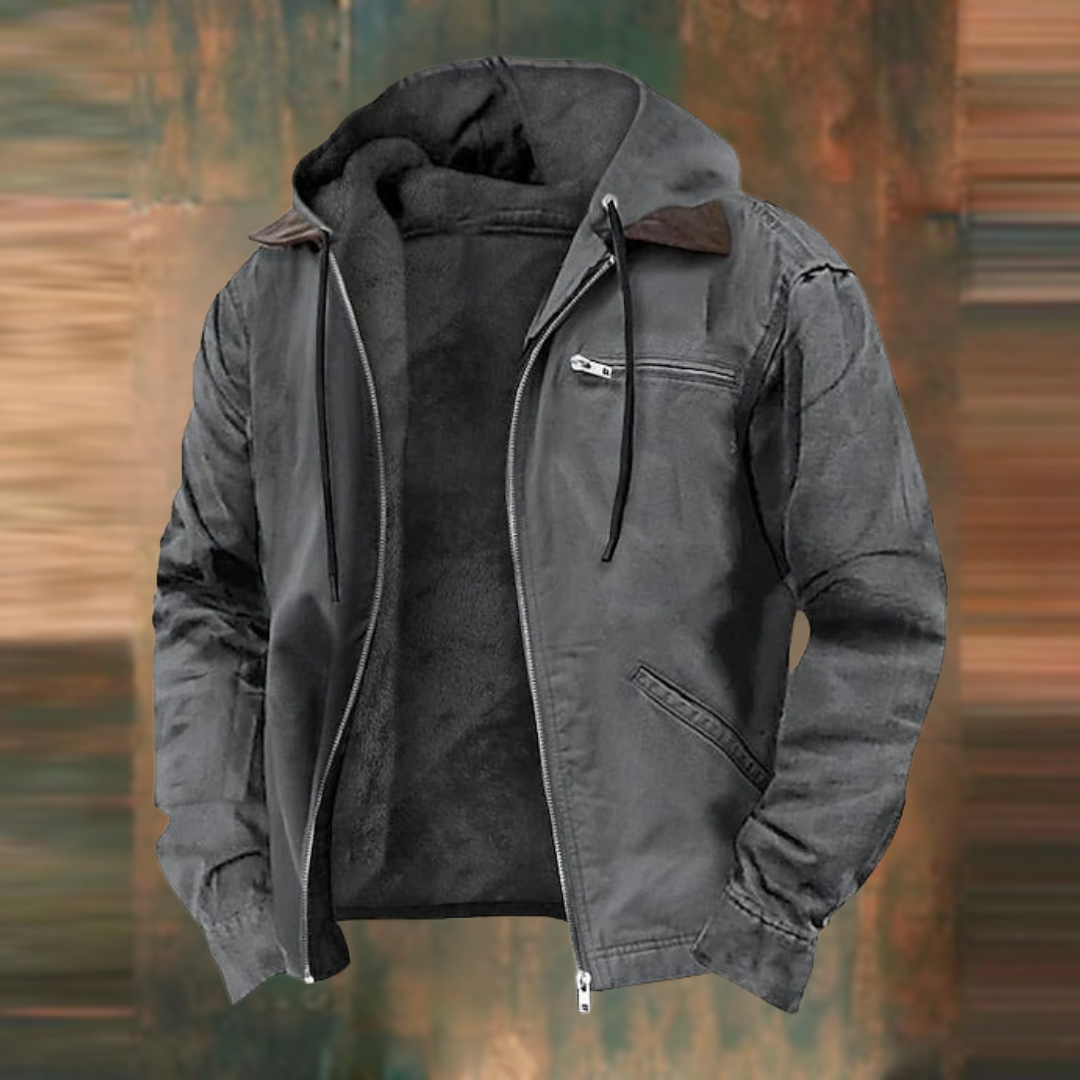 W&W Mode | Herren Kapuzenjacke für Komfort Stil