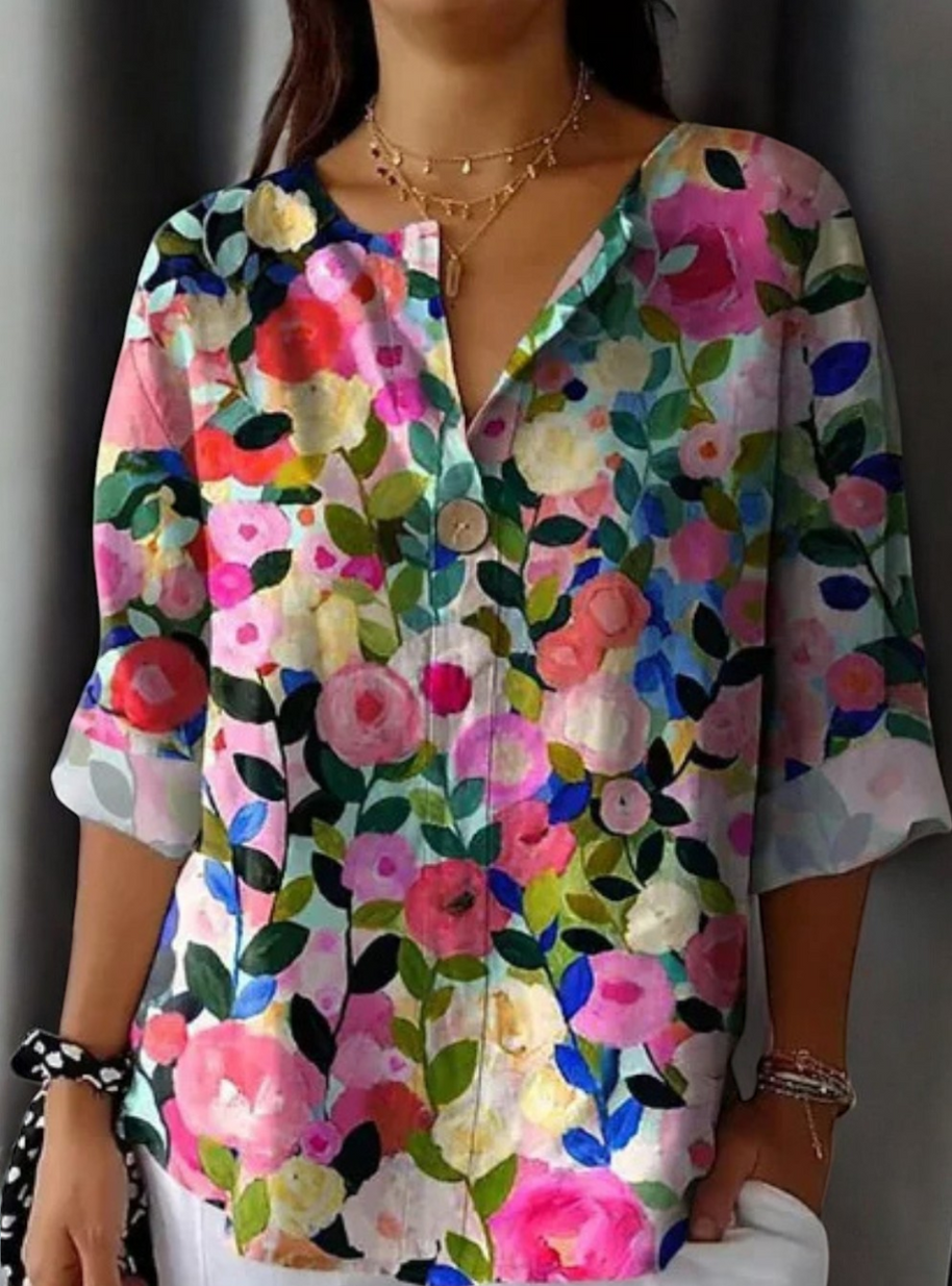 WW | Elegante Blumenbluse
