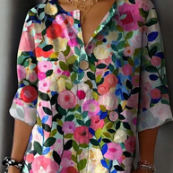 WW | Elegante Blumenbluse