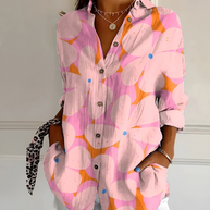 WW | Damenbluse Elegante Luftige Bluse Mit Knöpfen Für Frauen