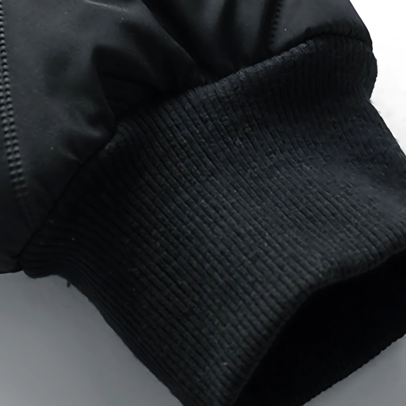 WW | Moderne Herren-Steppjacke Mit Reißverschluss Und Stehkragen