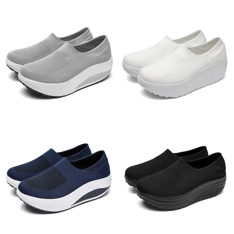 WW | Damen Sneaker Orthopädische Freizeitschuhe Mit Rutschfester Plattformsohle